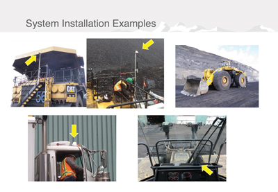 The SAFE mine system is easily installed on any vehicle.
