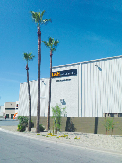 L&H Industrial’s Tempe, Arizona, gear fabrication shop.