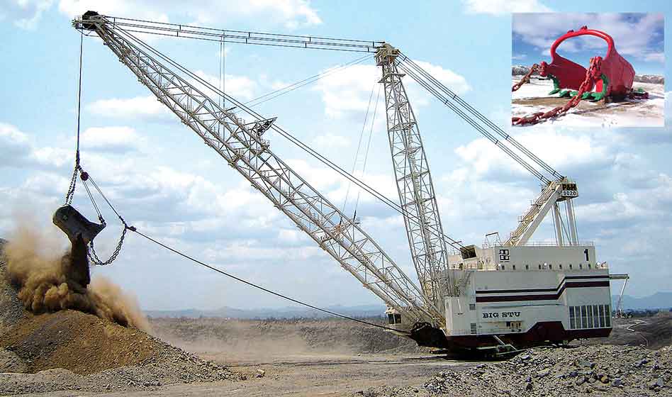 Dragline Parts Boost Productivity